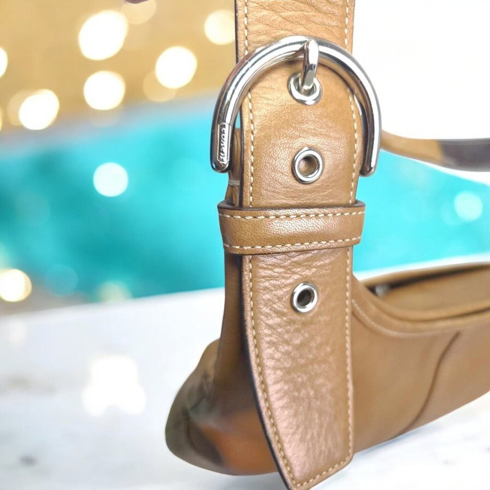 Vintage COACH Hippie Shoulder Bag in british tan - Picture 8 of 10